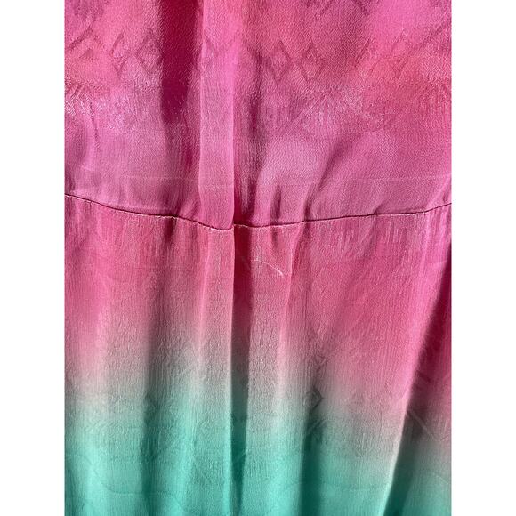 Rococo Sand Ombre Multicolor Wrap Mini Dress Size Small - Picture 12 of 13